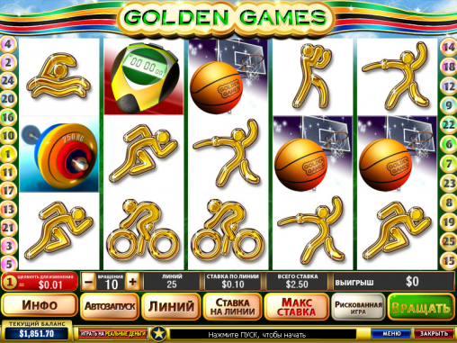 Игровой автомат Golden Games играть онлайн!