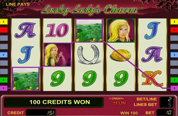 Играть бесплатно! Игровой автомат Lucky Lady's Charm играть онлайн