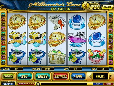 Игровой автомат Millionaire's Lane играть онлайн!
