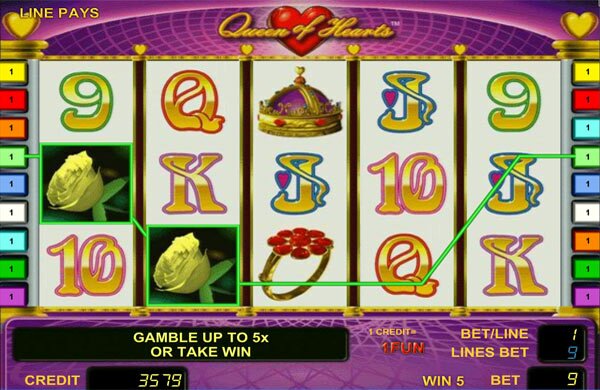 Игровой автомат Queen of Hearts играть онлайн!
