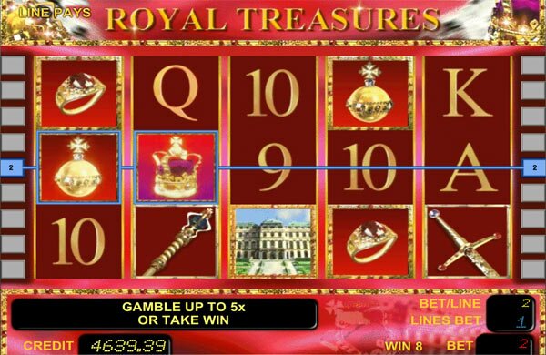 Игровой автомат Royal Treasures играть онлайн!