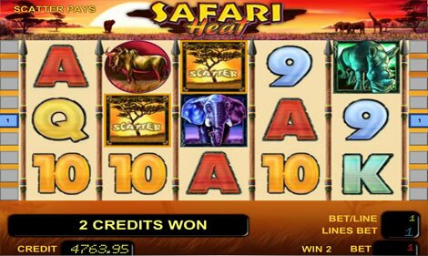 Игровой автомат Safari Heat играть онлайн!