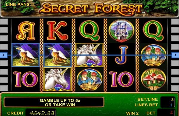 Игровой автомат Secret Forest играть онлайн!