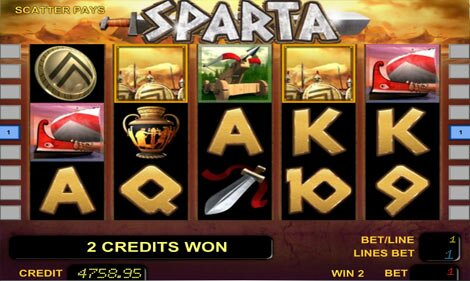 Игровой автомат Sparta играть онлайн!